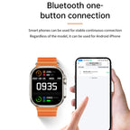 WS-E9 Smart Watch – 2.2" Screen, IP67 Waterproof, Heart Rate Monitoring