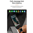 WS-E9 Smart Watch – 2.2" Screen, IP67 Waterproof, Heart Rate Monitoring