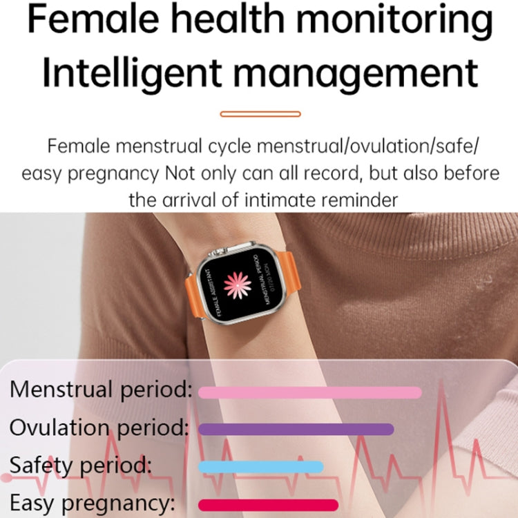 WS-E9 Smart Watch – 2.2" Screen, IP67 Waterproof, Heart Rate Monitoring