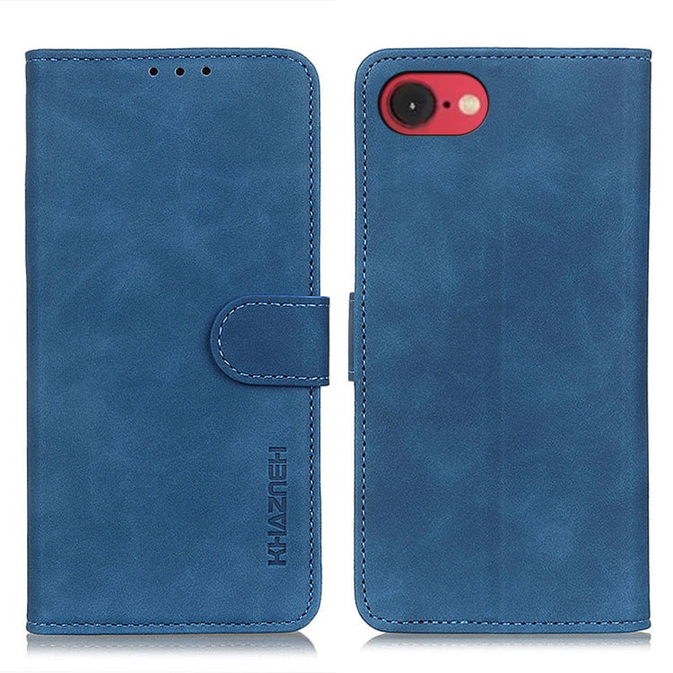 KHAZNEH Phone Case – Leather (iPhone 16e) For iPhone 16e 17e Blue