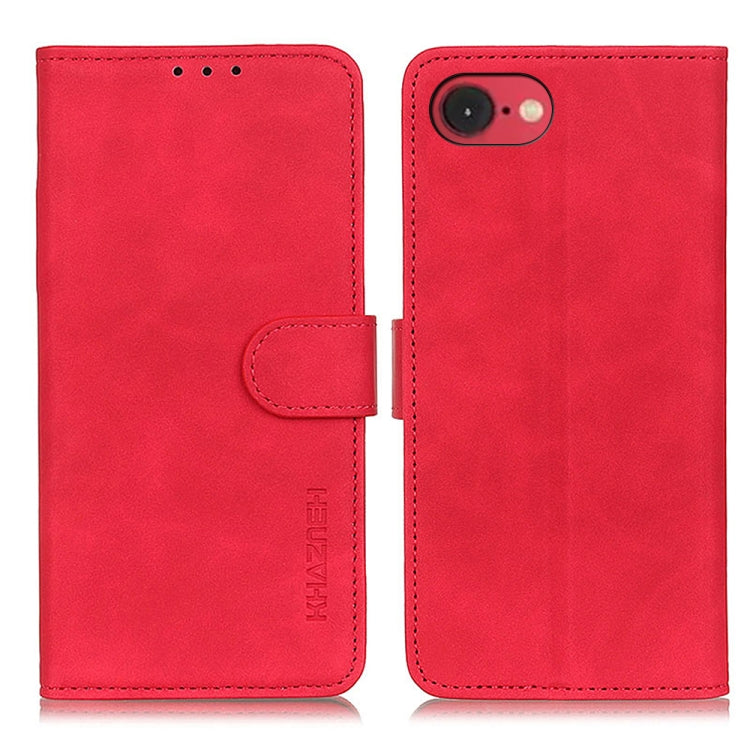 KHAZNEH Phone Case – Leather (iPhone 16e) For iPhone 16e 17e Red