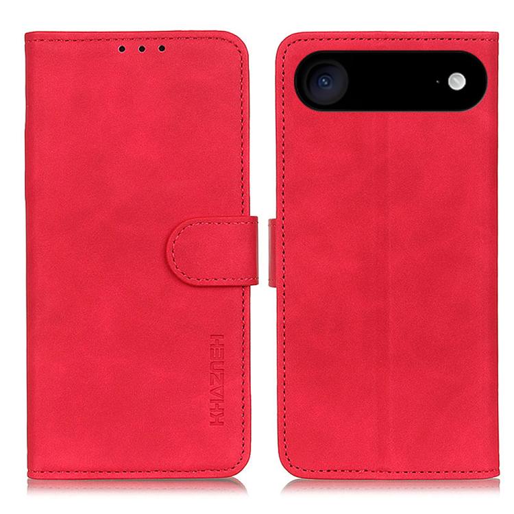 KHAZNEH Phone Case – Leather (iPhone 16e) For iPhone Air Red