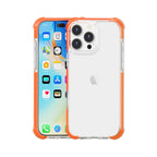 Four-corner Shockproof TPU Hybrid Acrylic Phone Case, For iPhone 16 Pro Max, For iPhone 16 Pro For iPhone 16 Pro Max Orange