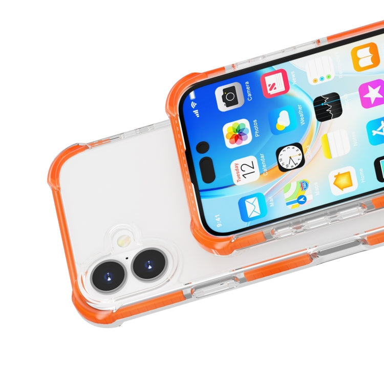 Four-corner Shockproof TPU Hybrid Acrylic Phone Case, For iPhone 16 Plus, For iPhone 16