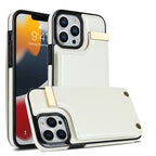 Metal Buckle Card Slots Phone Case, For iPhone 14 Pro, For iPhone 14...
