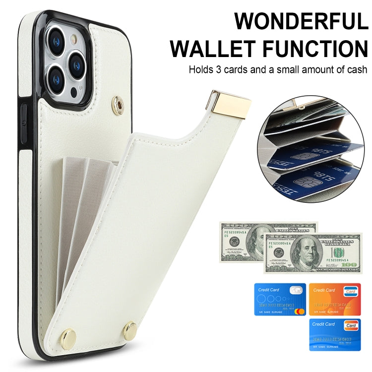 Metal Buckle Card Slots Phone Case, For iPhone 13 Pro, For iPhone 12 /...
