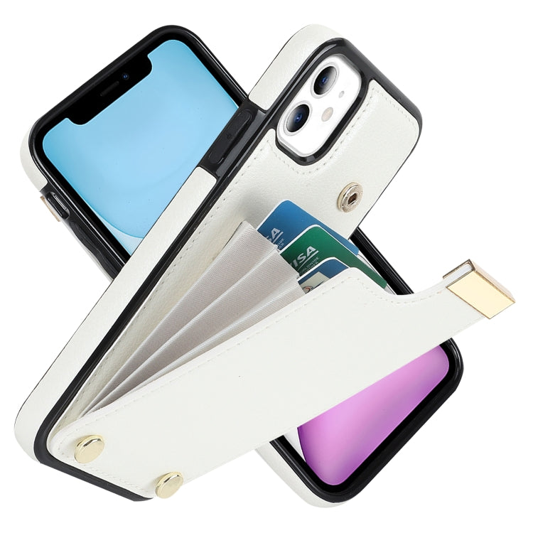 Metal Buckle Card Slots Phone Case, For iPhone 11, For iPhone 11 Pro,...
