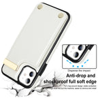 Metal Buckle Card Slots Phone Case, For iPhone 11, For iPhone 11 Pro,...