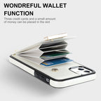 Metal Buckle Card Slots Phone Case, For iPhone 11, For iPhone 11 Pro,...