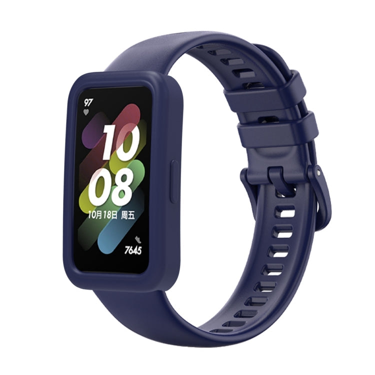 Protective Case – Silicone (Huawei Band 8) For Huawei Band 8 Navy Blue