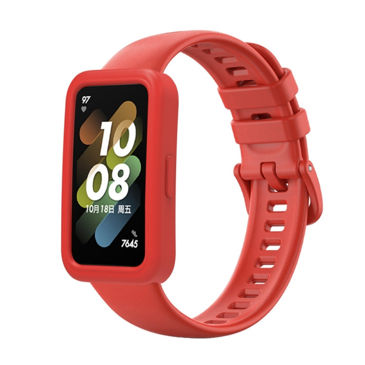 Protective Case – Silicone (Huawei Band 8) For Huawei Band 8 Red