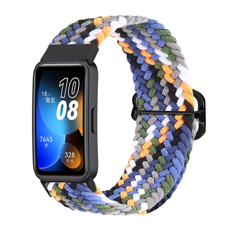 Watch Band – Braided Nylon (Huawei Band 8) For Huawei Band 8 Colorful Denim
