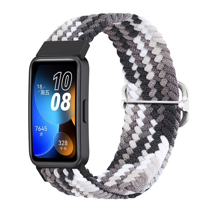 Watch Band – Braided Nylon (Huawei Band 8) For Huawei Band 8 Colorful Black