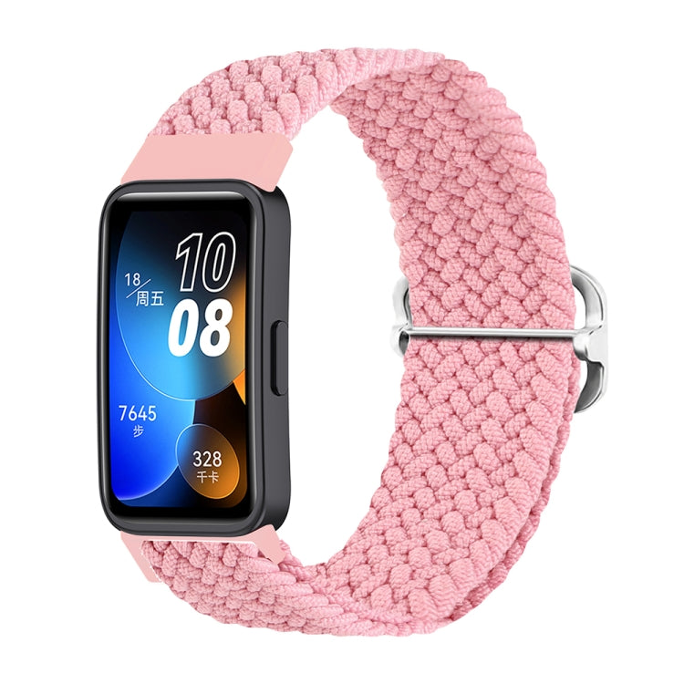 Watch Band – Braided Nylon (Huawei Band 8) For Huawei Band 8 Pink