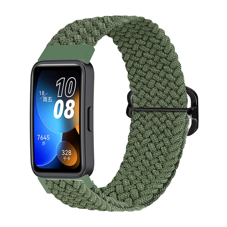 Watch Band – Braided Nylon (Huawei Band 8) For Huawei Band 8 Green