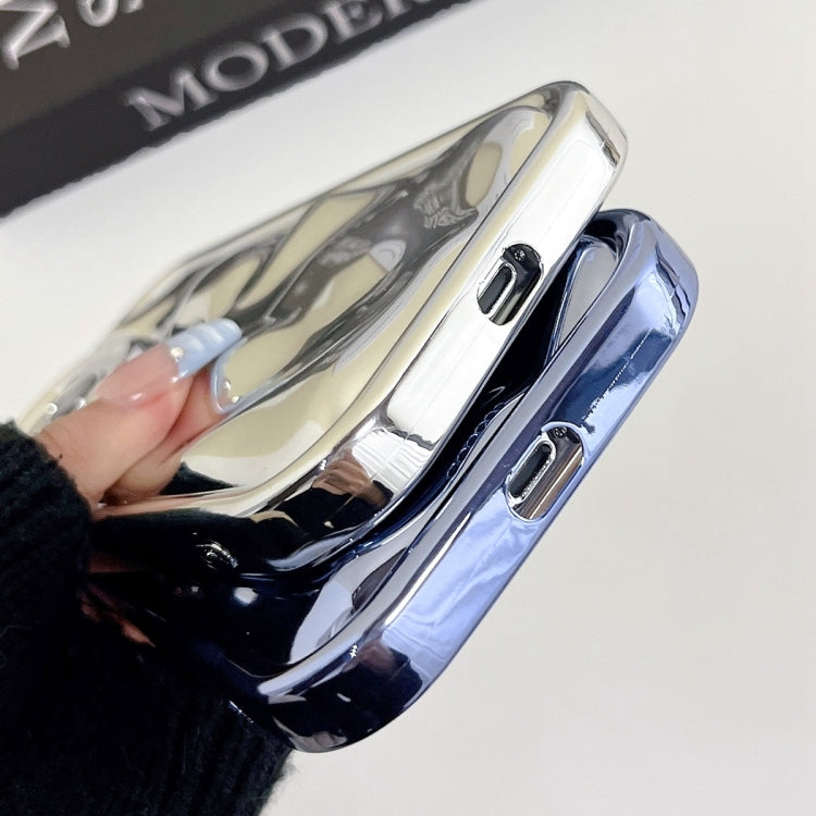 Electroplating Meteorite Texture TPU Phone Case, For iPhone 16 Plus,...