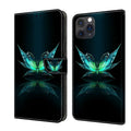 Crystal 3D Shockproof Protective Leather Phone Case – Shockproof, Card Slot, Leather, For iPhone 11 Pro Max For iPhone 11 Pro Max Reflection Dutterfly