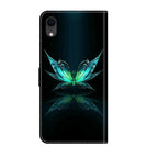 Crystal 3D Shockproof Protective Leather Phone Case, For iPhone XR