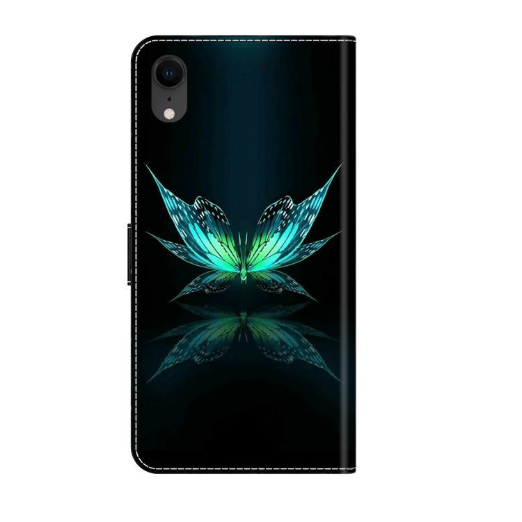 Crystal 3D Shockproof Protective Leather Phone Case, For iPhone XR
