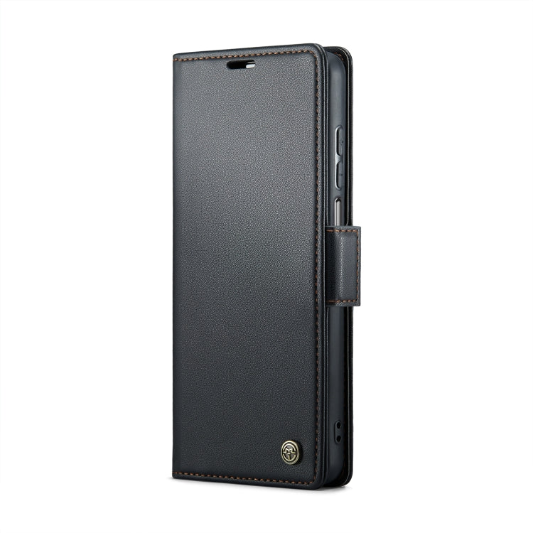 CaseMe 023 Butterfly Buckle Litchi Texture RFID Anti-theft Leather Phone Case – Card Slot, Leather, TPU, For Motorola Moto G Stylus 5G 2023