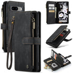 CaseMe C30 Multifunctional Leather Phone Case – Card Slot, Leather, TPU, For Google Pixel 8a, For Google Pixel 8 Pro, For Google Pixel 8