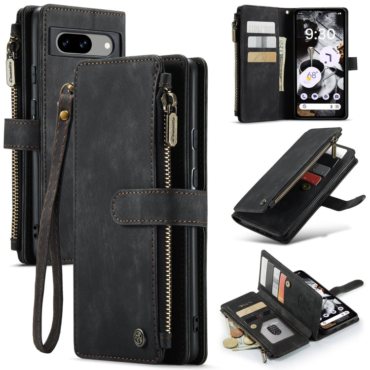 CaseMe C30 Multifunctional Leather Phone Case – Card Slot, Leather, TPU, For Google Pixel 8a, For Google Pixel 8 Pro, For Google Pixel 8