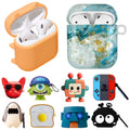 Wireless Earphones Protective Case, Random Style and Color Delivery, For AirPods Series For AirPods Series