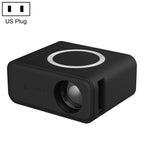 T300S 320x240 24ANSI Lumens Mini LCD Projector Supports Wired & Wireless Same Screen, US Plug, EU Plug, UK Plug, AU Plug US Plug Black
