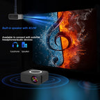 T300S 320x240 24ANSI Lumens Mini LCD Projector Supports Wired & Wireless Same Screen, US Plug, EU Plug, UK Plug, AU Plug