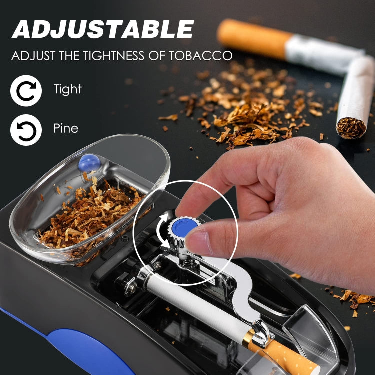 Automatic Electric Cigarette Rolling Machine Cigarette Injector Maker, Diameter: 6.5mm, EU Plug, US Plug – Durable Build, Easy to Use