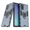 PC + TPU Anti-fall Protective Case with Ring Holder, For Samsung Galaxy Note20, For Samsung Galaxy Note20 Ultra, For Huawei P smart 2020, For OPPO Reno4 Pro, For OPPO Reno4, For Huawei Enjoy Z, For vivo X50, For vivo X50 Pro For Samsung Galaxy Note20 Navy