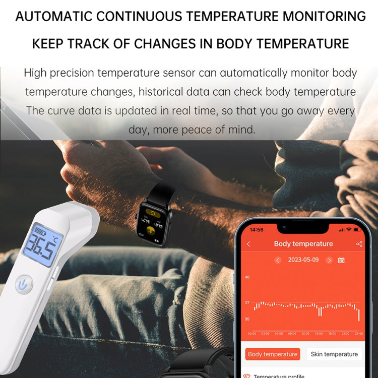 ET540 Smart Watch – 1.91" Screen, IP67 Waterproof, ECG Monitoring