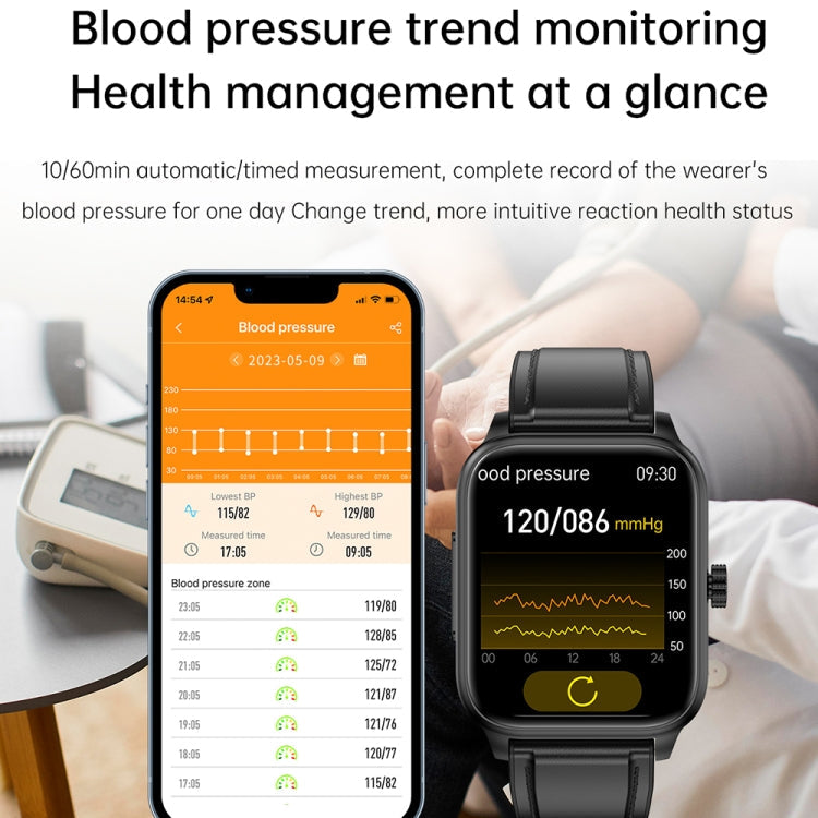 ET540 Smart Watch – 1.91" Screen, IP67 Waterproof, ECG Monitoring