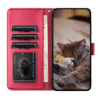 Cat Embossing Pattern Leather Phone Case with Lanyard, For iPhone 12 mini, For iPhone 11 Pro Max, For iPhone 11, For iPhone 11 Pro