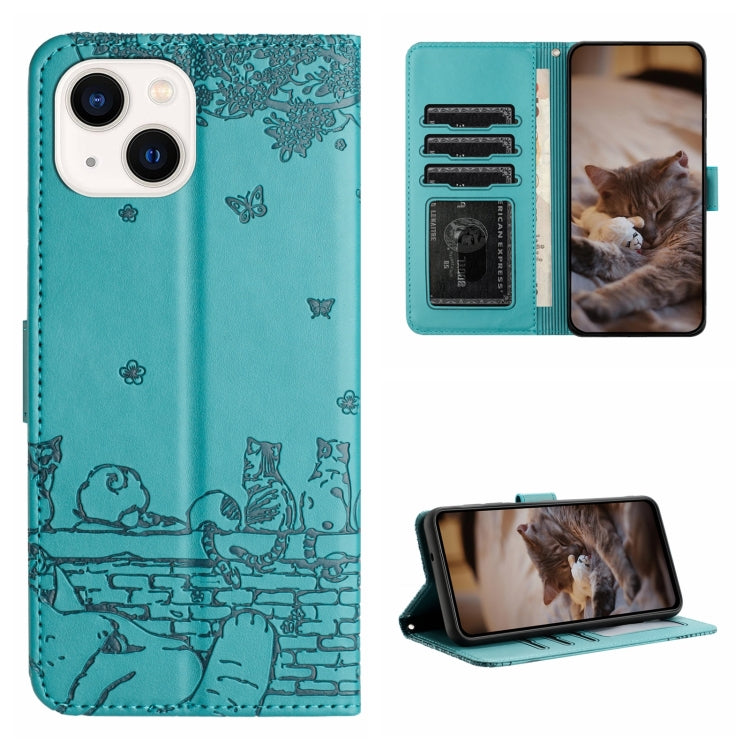 Phone Case – Leather (iPhone 16) For iPhone 15 Plus Blue