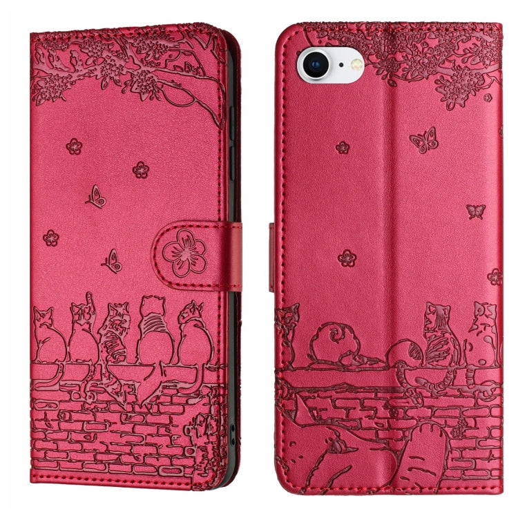Phone Case – Leather (iPhone 16e) For iPhone 16e 17e Red