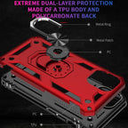 Shockproof TPU + PC Protective Case with 360 Degree Rotating Holder, For iPhone 12 mini, For iPhone 12 / 12 Pro, For iPhone 12 Pro Max, For Samsung Galaxy Note 20 5G