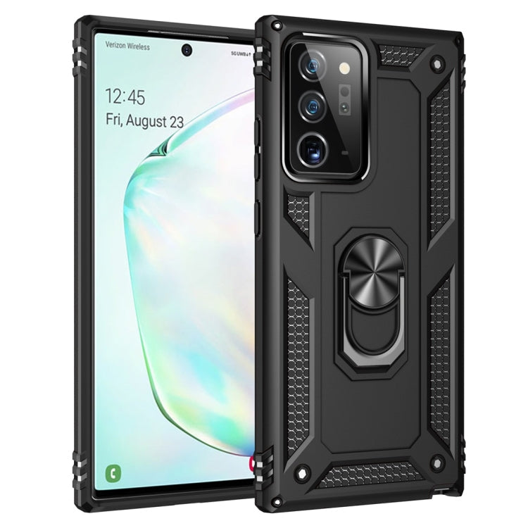 Shockproof TPU + PC Protective Case with 360 Degree Rotating Holder, For Samsung Galaxy Note 20+ 5G For Samsung Galaxy Note 20+ 5G Black