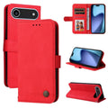 Skin Feel Life Tree Leather Phone Case – Card Slot, Leather, TPU, For iPhone Air, For iPhone 16 Pro Max, For iPhone 16 Pro, For iPhone 16 Plus For iPhone Air Red