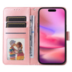 Embossed Sunflower Leather Phone Case – Wear-resistant, Card Slot, Kickstand, For iPhone 16, For iPhone 15 Pro Max, For iPhone 15 Pro, For iPhone 15 Plus