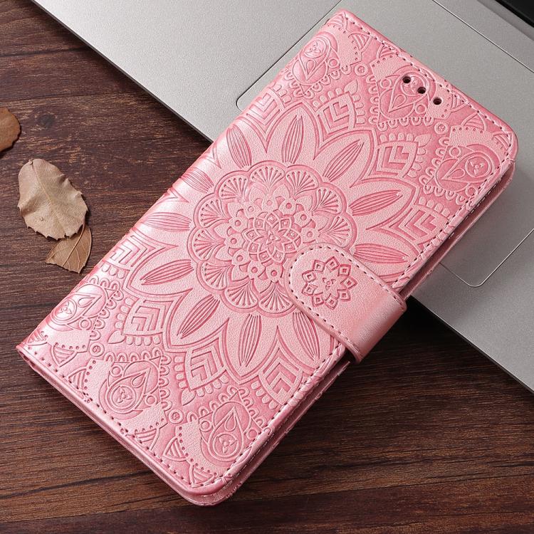 Embossed Sunflower Leather Phone Case, For iPhone Air, For iPhone 16 Pro Max, For iPhone 16 Pro, For iPhone 16 Plus
