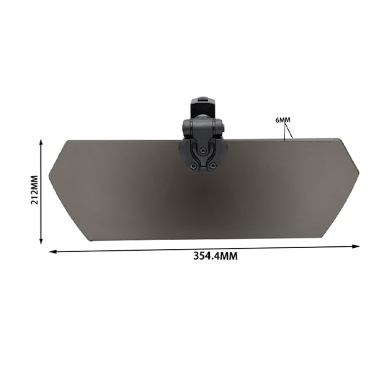 SF-1022 Universal Round Tube 1.5-2 Inch UTV Sun Visor Sunshade – Durable Build, Easy to Use