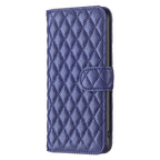 Diamond Lattice Wallet Flip Leather Phone Case, For iPhone Air, For iPhone 16 Pro Max, For iPhone 16 Pro, For iPhone 16 Plus