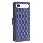 Diamond Lattice Wallet Flip Leather Phone Case, For iPhone Air, For iPhone 16 Pro Max, For iPhone 16 Pro, For iPhone 16 Plus