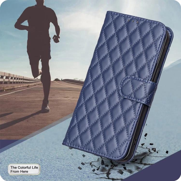 Diamond Lattice Wallet Flip Leather Phone Case, For iPhone Air, For iPhone 16 Pro Max, For iPhone 16 Pro, For iPhone 16 Plus