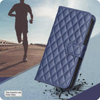 Diamond Lattice Wallet Flip Leather Phone Case, For iPhone Air, For iPhone 16 Pro Max, For iPhone 16 Pro, For iPhone 16 Plus