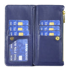 Diamond Lattice Zipper Wallet Leather Flip Phone Case, For iPhone 16 Pro Max, For iPhone 16 Pro, For iPhone 16 Plus, For iPhone 16