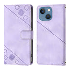 Skin-feel Embossed Leather Phone Case, For iPhone 15, For iPod Touch 7 / 6 / 5