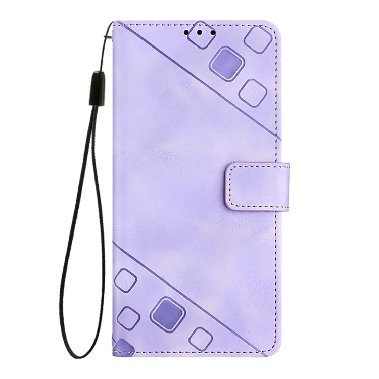 Skin-feel Embossed Leather Phone Case, For iPhone SE 2024, For iPhone 16 Pro Max, For iPhone 16 Pro, For iPhone 16 Plus