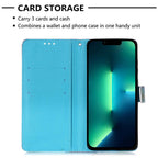 3D Painting Horizontal Flip Leather Phone Case, For iPhone 15 Pro Max, For iPhone 15 Pro, For iPhone 15 Plus